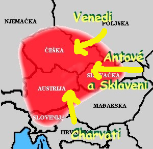 Obrazek 1 Slované do střední Evropy přišli ze tří směrů, Venedi (Vinidi) přišli z území dnešního středního Polska a usadili se.jpg